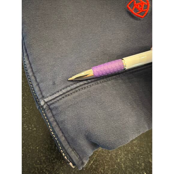 Ariat FR  (flame resistant) Full Zip navy hoodie LG - Picture 8 of 13